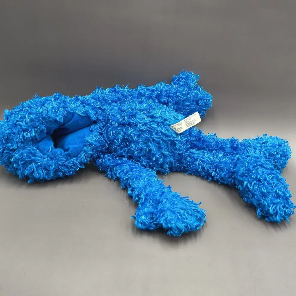 Vintage 2008 Fisher-Price Grover Plush Hand Puppet Blue Monster Mattel Rare 19